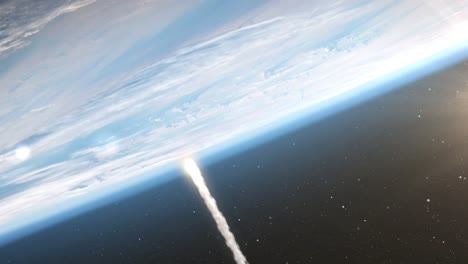 lanzamiento de cohetes al espacio