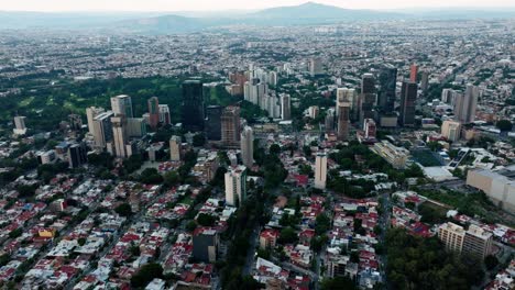 aerial view of mexico city