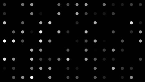 randomly blinking dots pattern background (seamless loop)