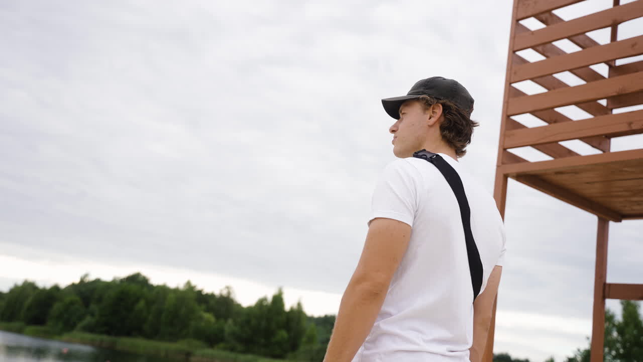 해변에서 구명병