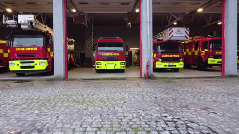 Fire-station-of-Santiago-de-Compostela,-Spain