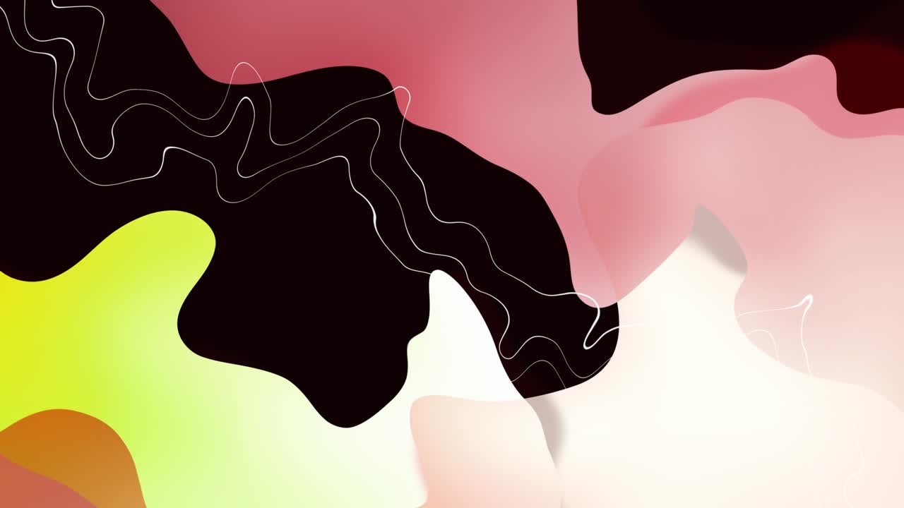 abstracto púrpura colorido línea ondulada lisa animación de bucle sin costuras 4k fondo.mp4