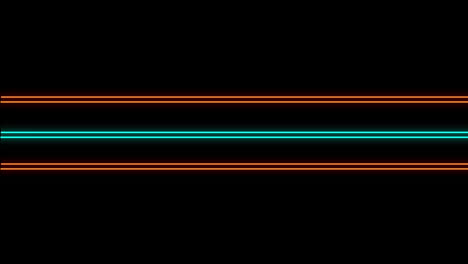 animation of colorful lines over black background