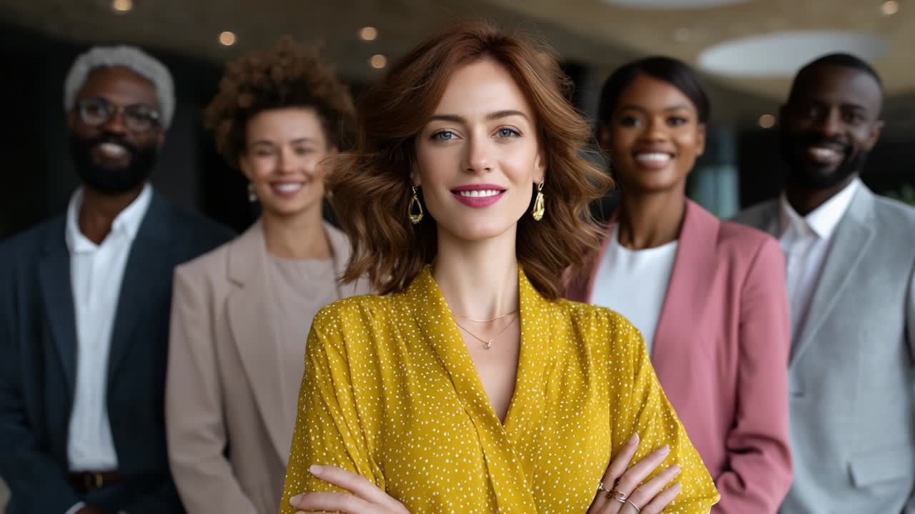 Diverse and Confident Business Team