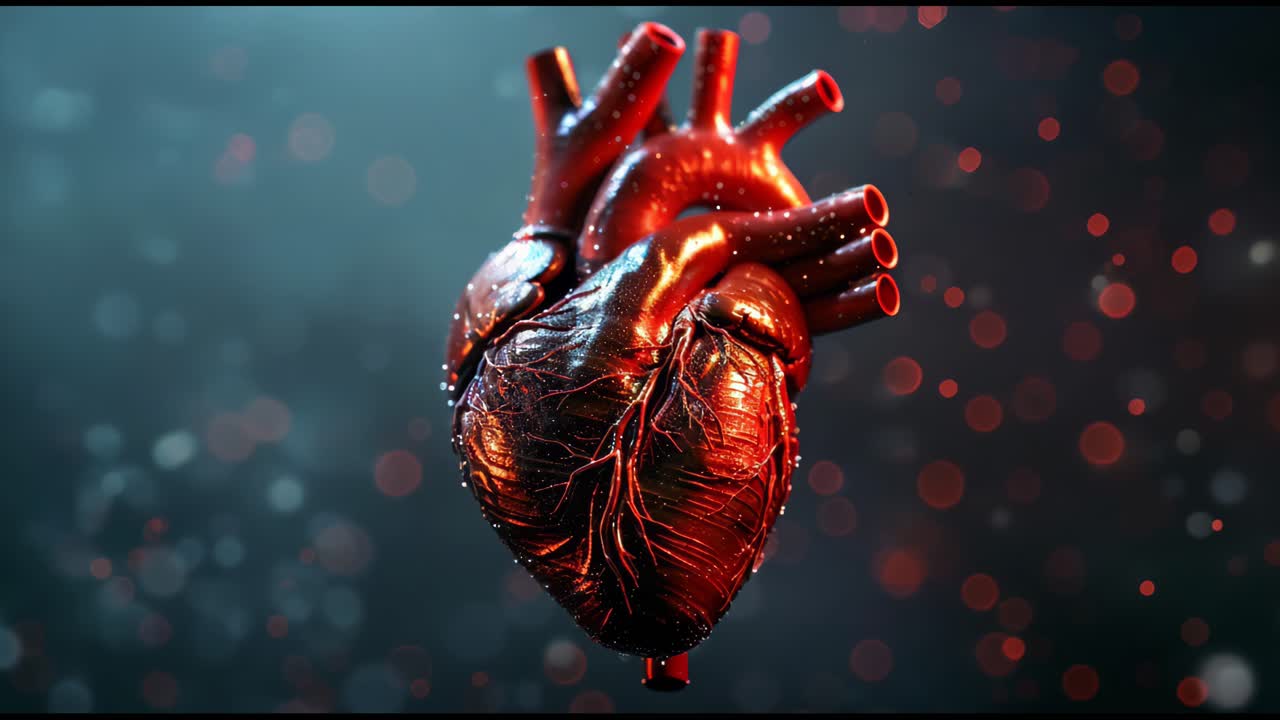 Detailed 3D Model of a Human Heart