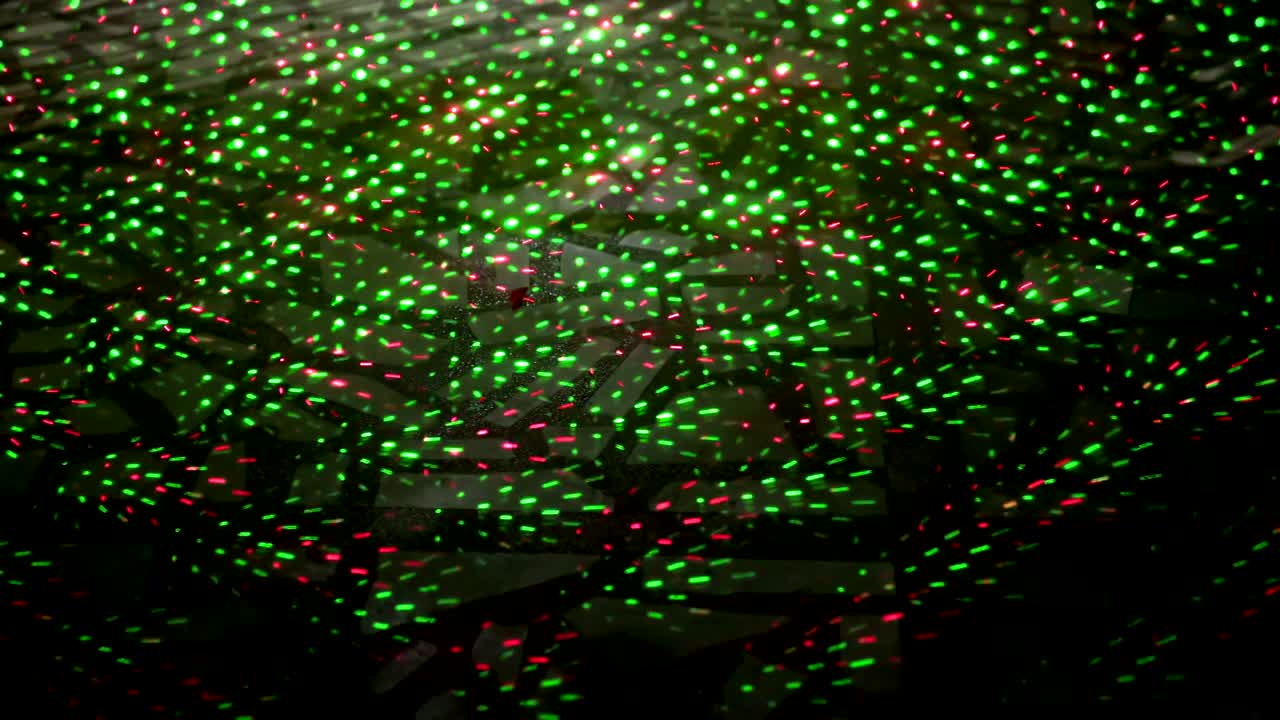 luces de escenario en el piso de mármol bucle de fondo