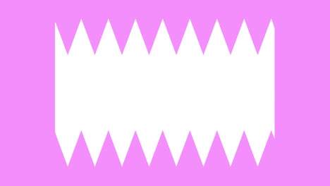 material de bucle de triángulo de onda dentada animación gráficos de movimiento