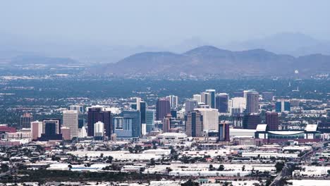 Cielos-Despejados-Sobre-Metro-Phoenix,-Arizona