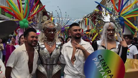 pride parade in central pattaya