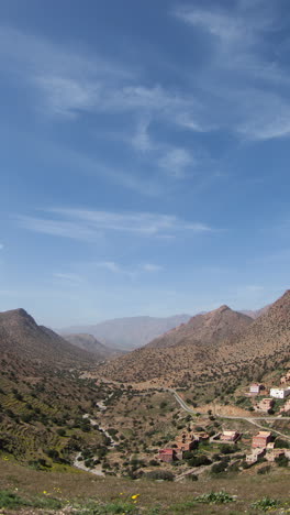 atlas mountains, morocco in vertical