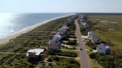 Caswell-Beach-Nc,-Antena-De-Carolina-Del-Norte