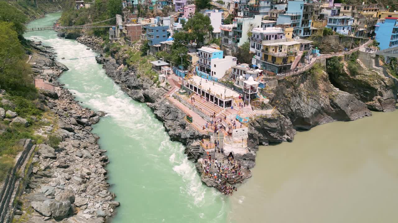 Devprayag is a town and a nagar panchayat, near New Tehri city in Tehri Garhwal District in the state of Uttarakhand, India,
