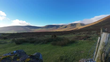 timelapse mountain vista mid winter comeragh mountains waterford ireland natures beauty