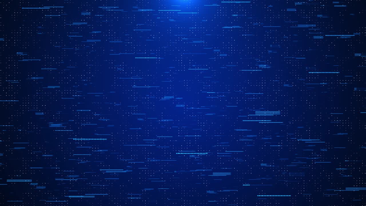 Futuristic abstract flowing data matrix big data binary code pattern big data structure abstract of