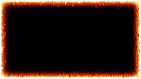 4k abstract background with fire frame isolated on black backdrop. motion graphic and animation background.