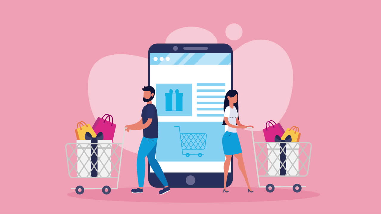 온라인 쇼핑 커플