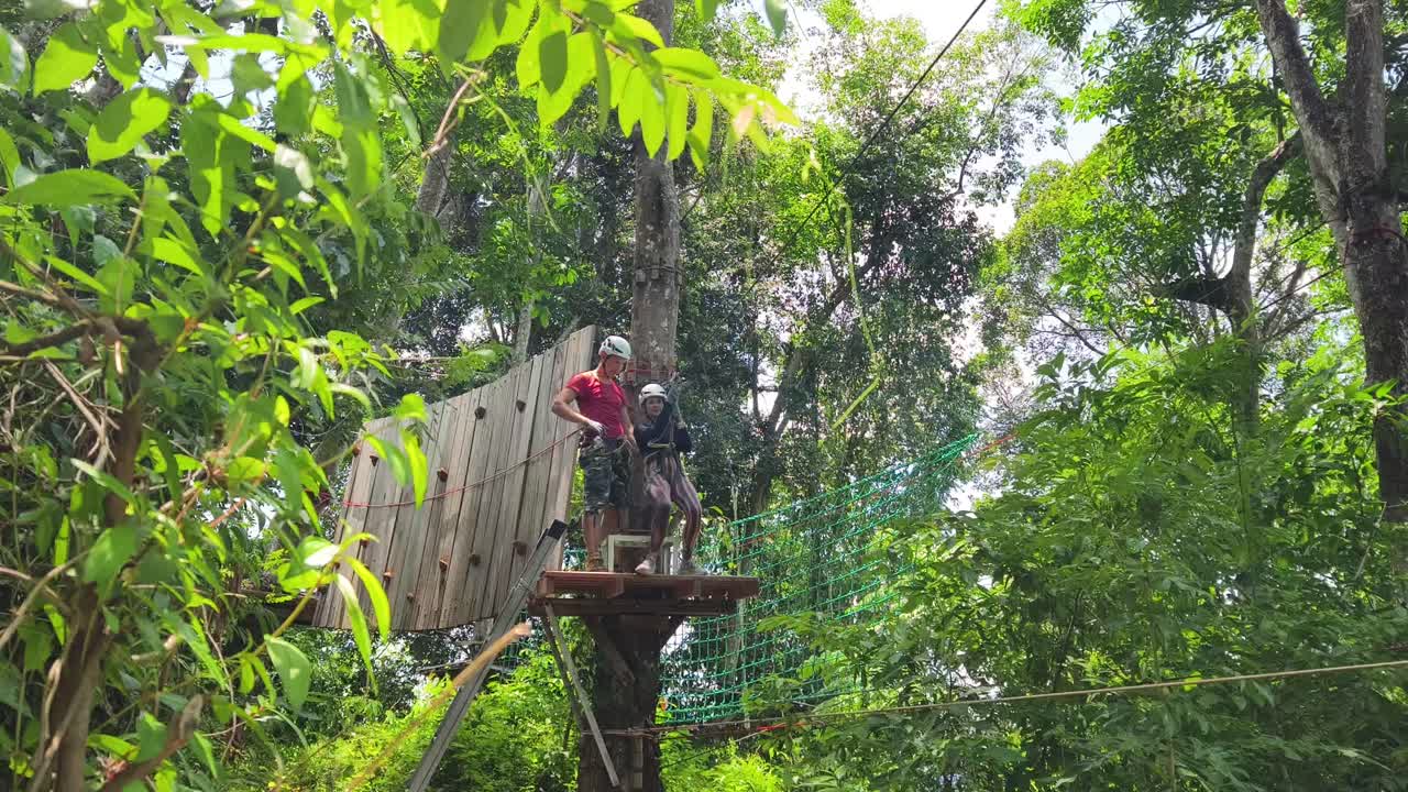 Ziplining Adventure in the Forest