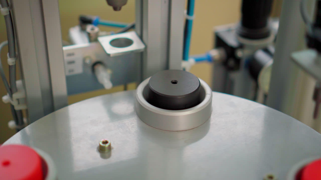 무역 학교에서 구멍 치수의 정확성을 검사하는 현대 기계