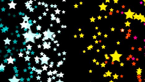 abstract cgi motion graphics and animated background with star