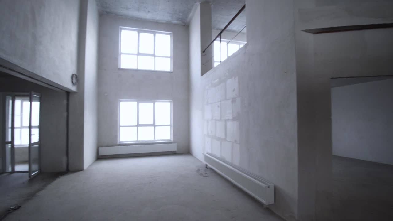 Unfinished Interior of a Modern Building