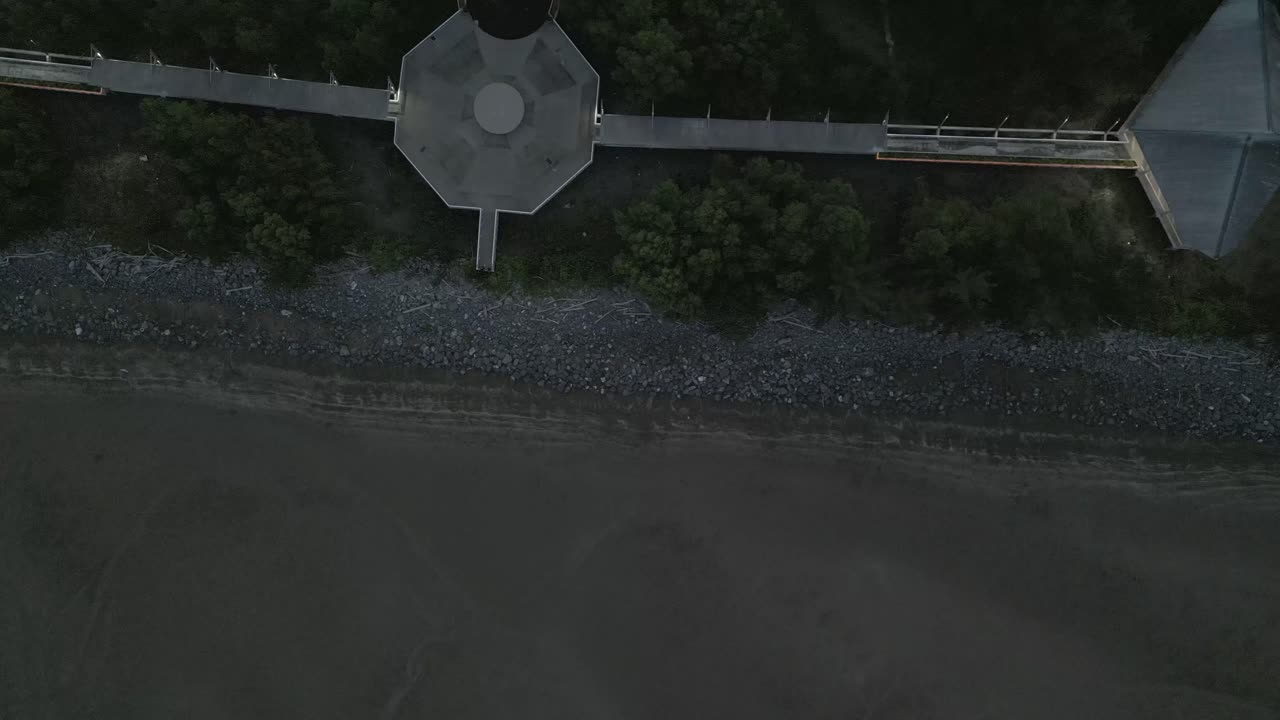 Drone Sunset,Evening View At Buntal Fishing Village, Facing The Sea ,Kuching,Borneo