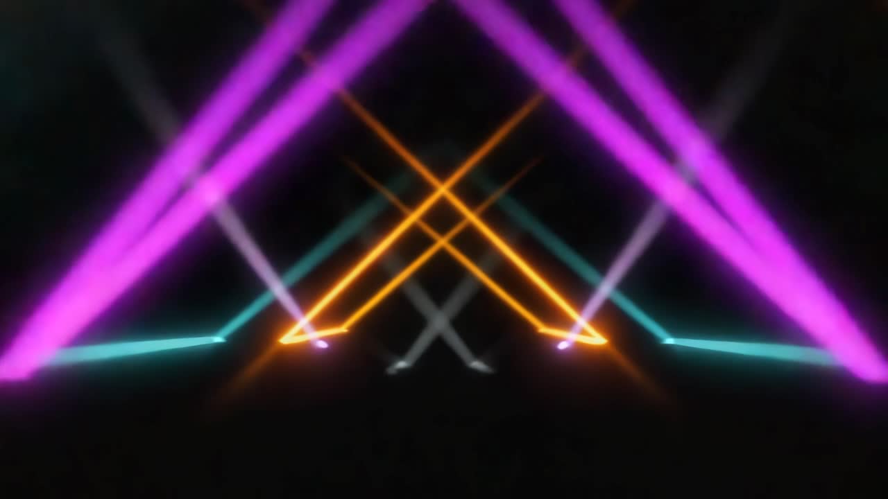 fasci di luce astratti