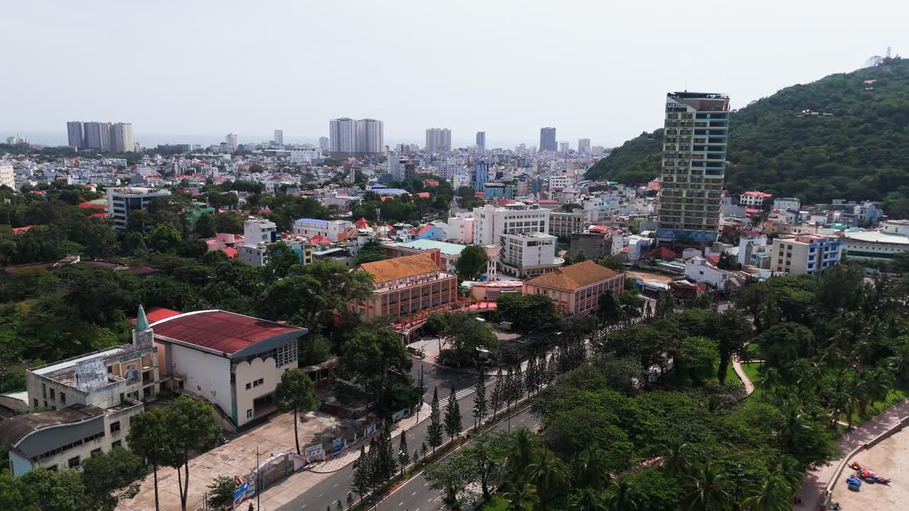 Aerial Shot of Vung Tau in the Afternoon.