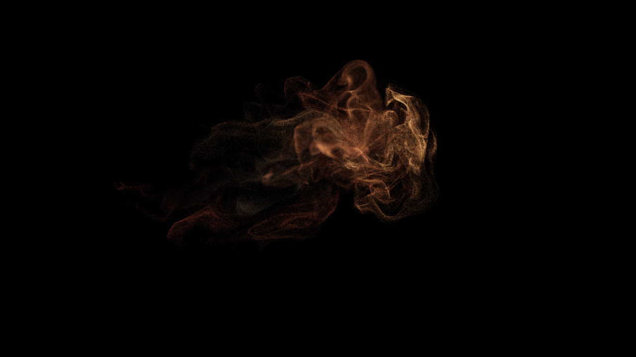 Particelle astratte di fuoco e fumo