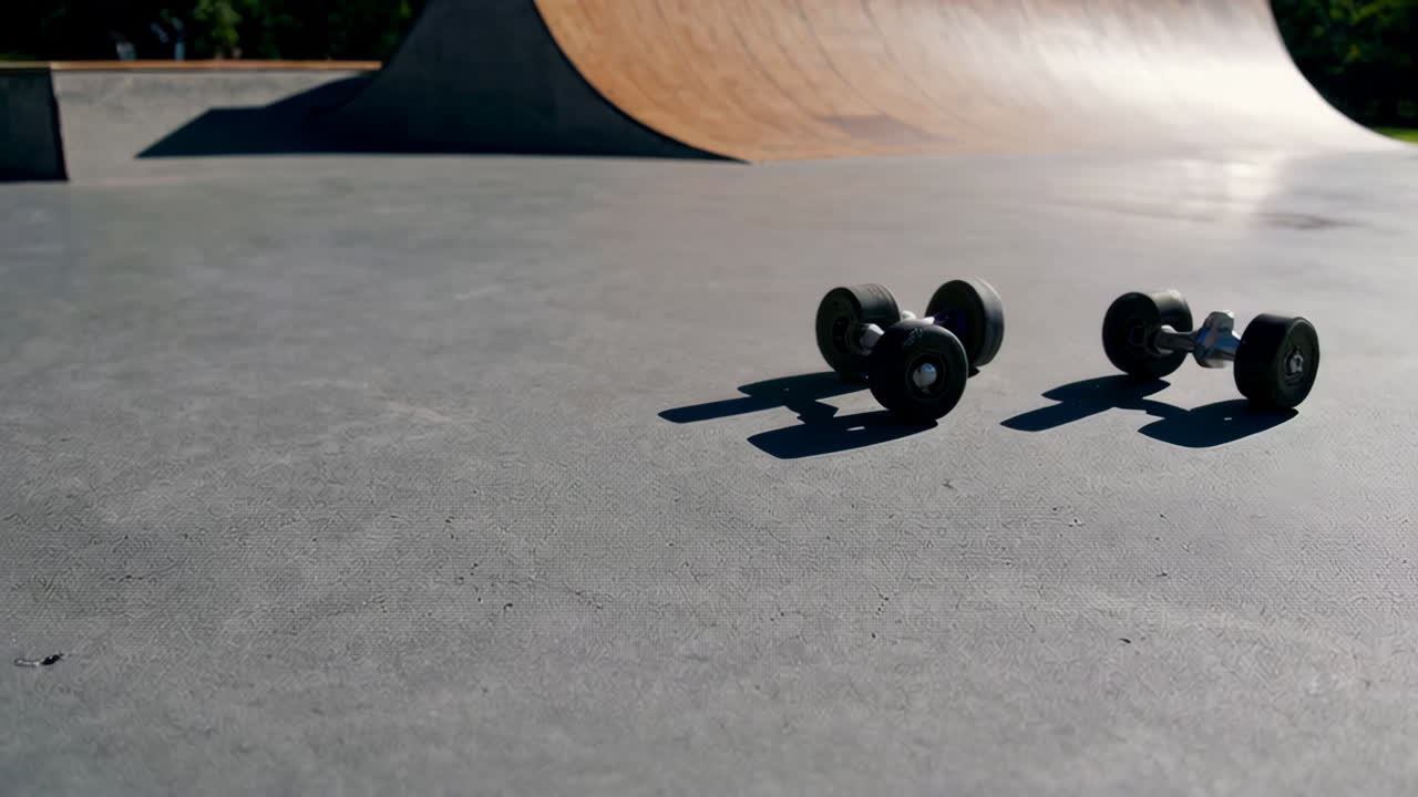 Skate Park with Skateboard Wheels