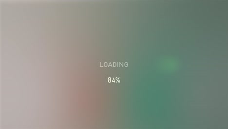 loading screen with progress bar