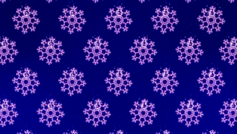 4k copo de nieve hacia abajo bucle de fondo
