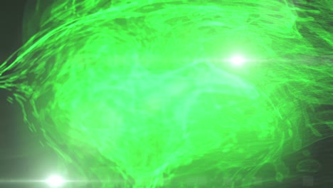 abstract transparent digital liquid loop