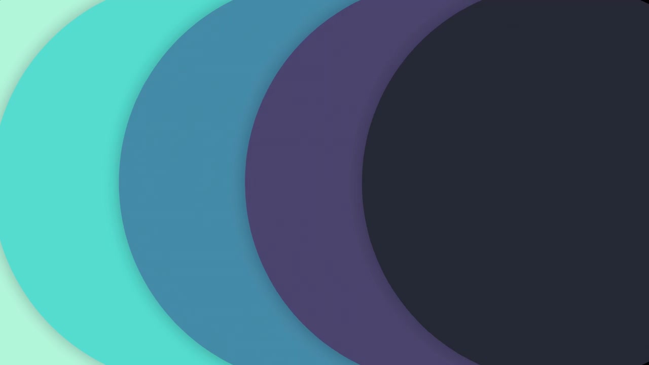 Colorful Expanding Circles Abstract Animation Loop