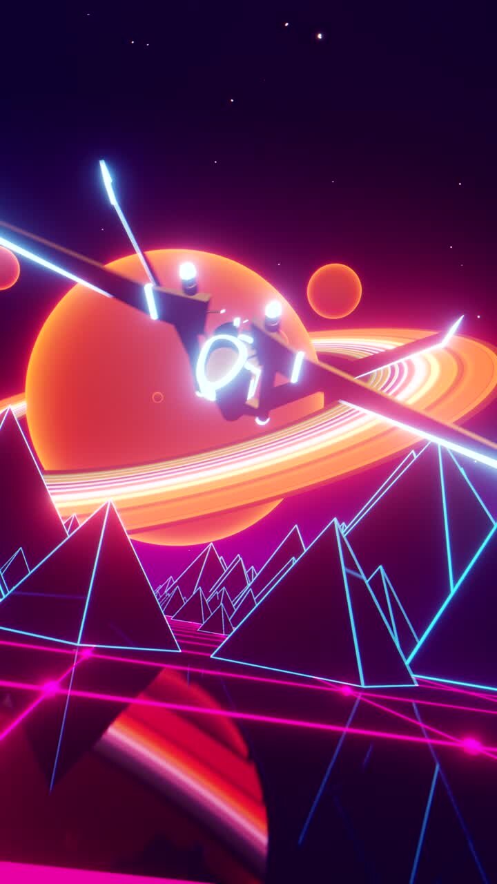 Neon Space Adventure