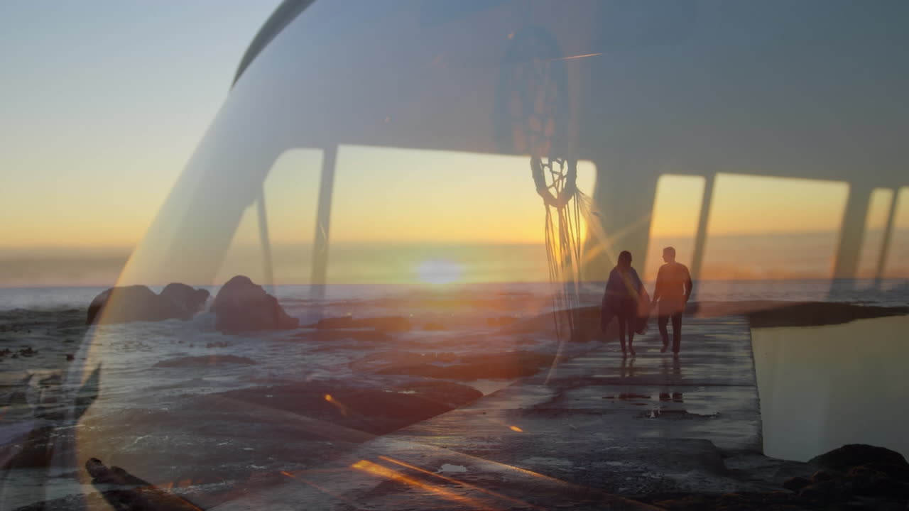 휴가 중인 부부