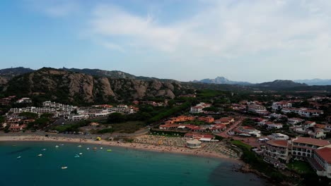 Summrtime-in-the-mediterranean-beaches-of-Sardegnya,-Italy