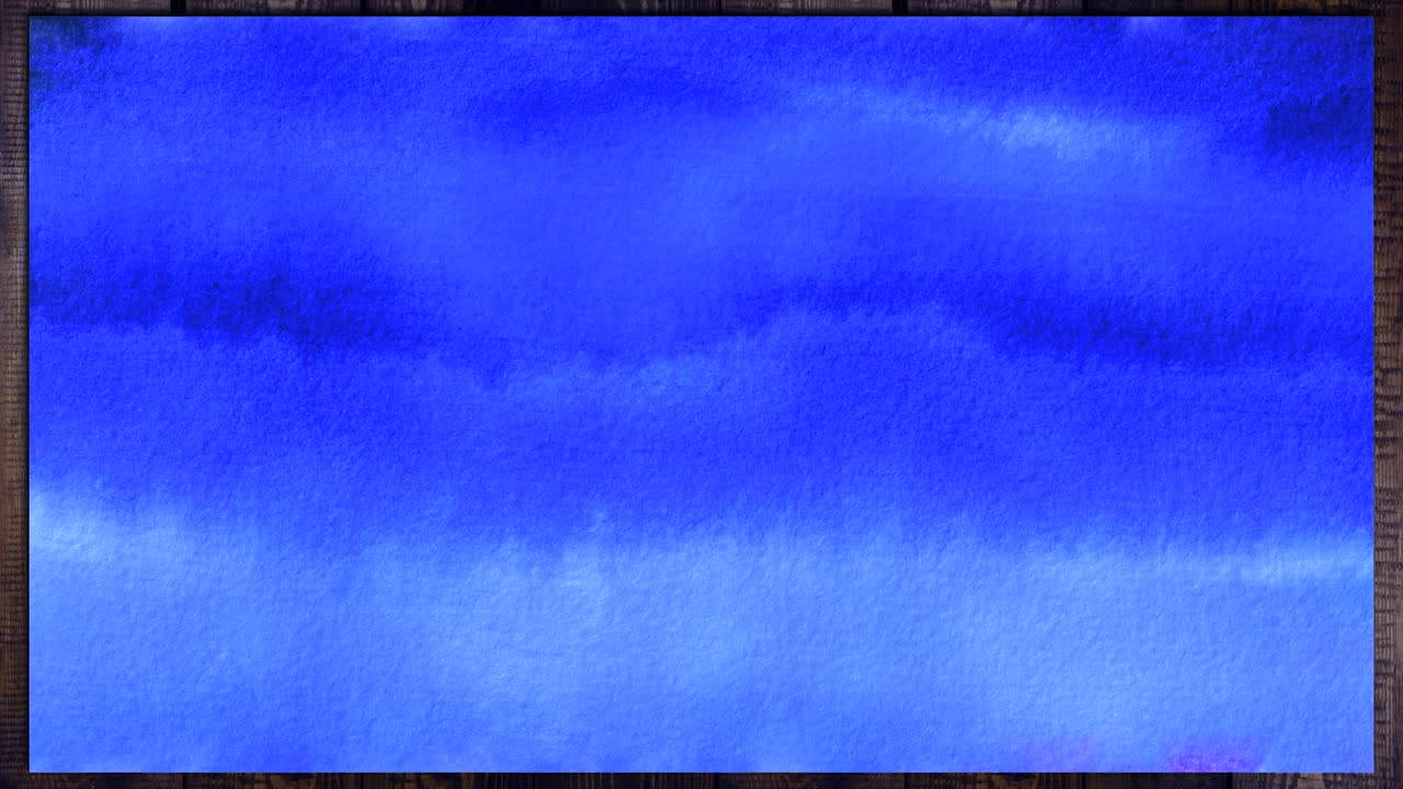 파란색 과 보라색 색조 를 가진 추상적 인 수채화 그림