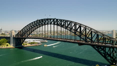 Aerial-pan-of-Sydney-Harbour-Bridge