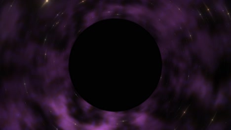 Slow-zoom-into-supermassive-black-hole-in-purple-nebula