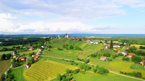 stunning aerial 4k drone footage of the charming village of hum pri ormo?