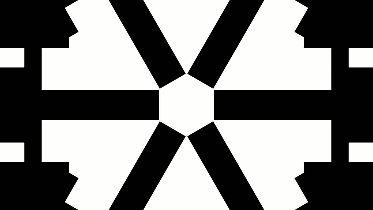 gráficos en movimiento de caleidoscopio