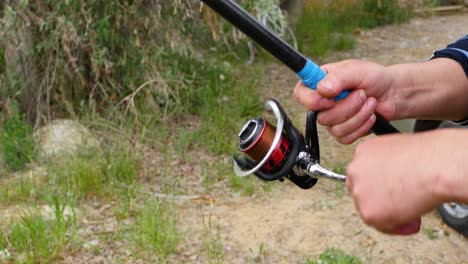 person fishing