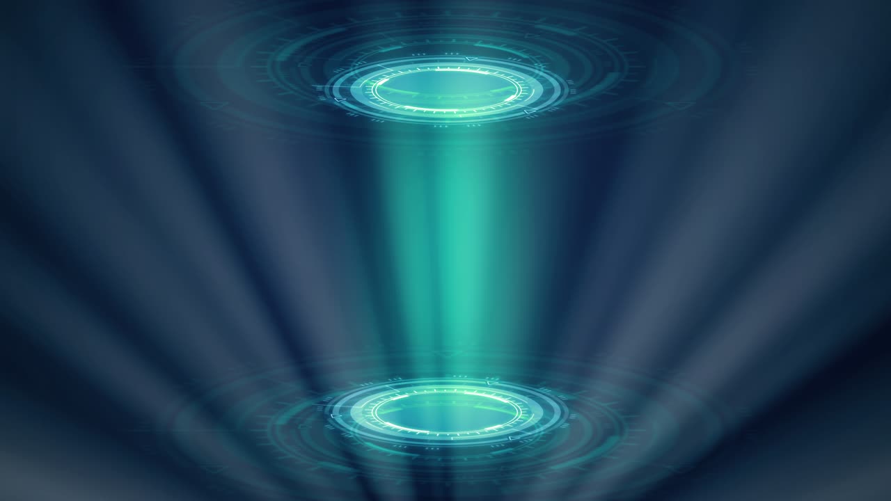 과학 포털 배경 개념, 추상 3d 렌더링