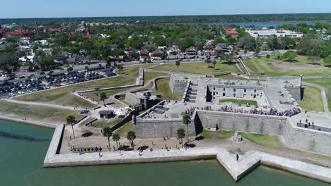 orbit of castillo de san marcos in st