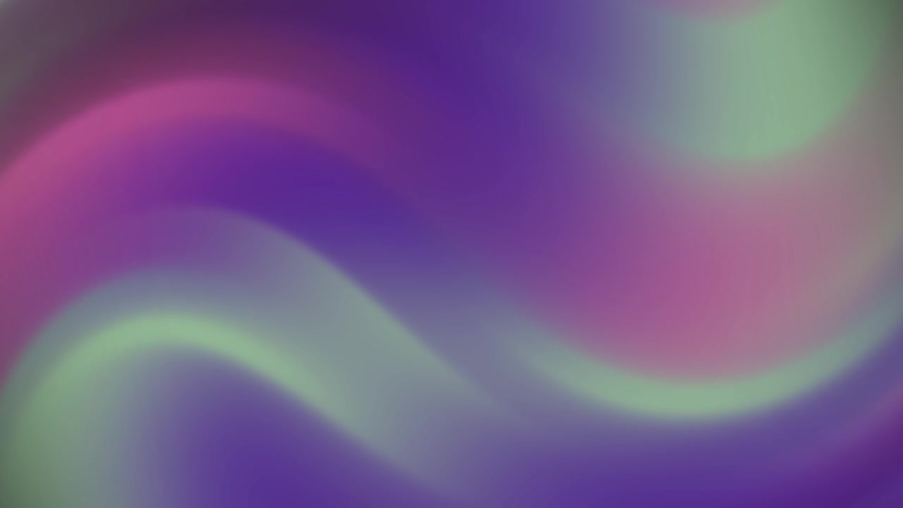 Animated Abstract Gradient Background with Wavy Purple and Green Colors