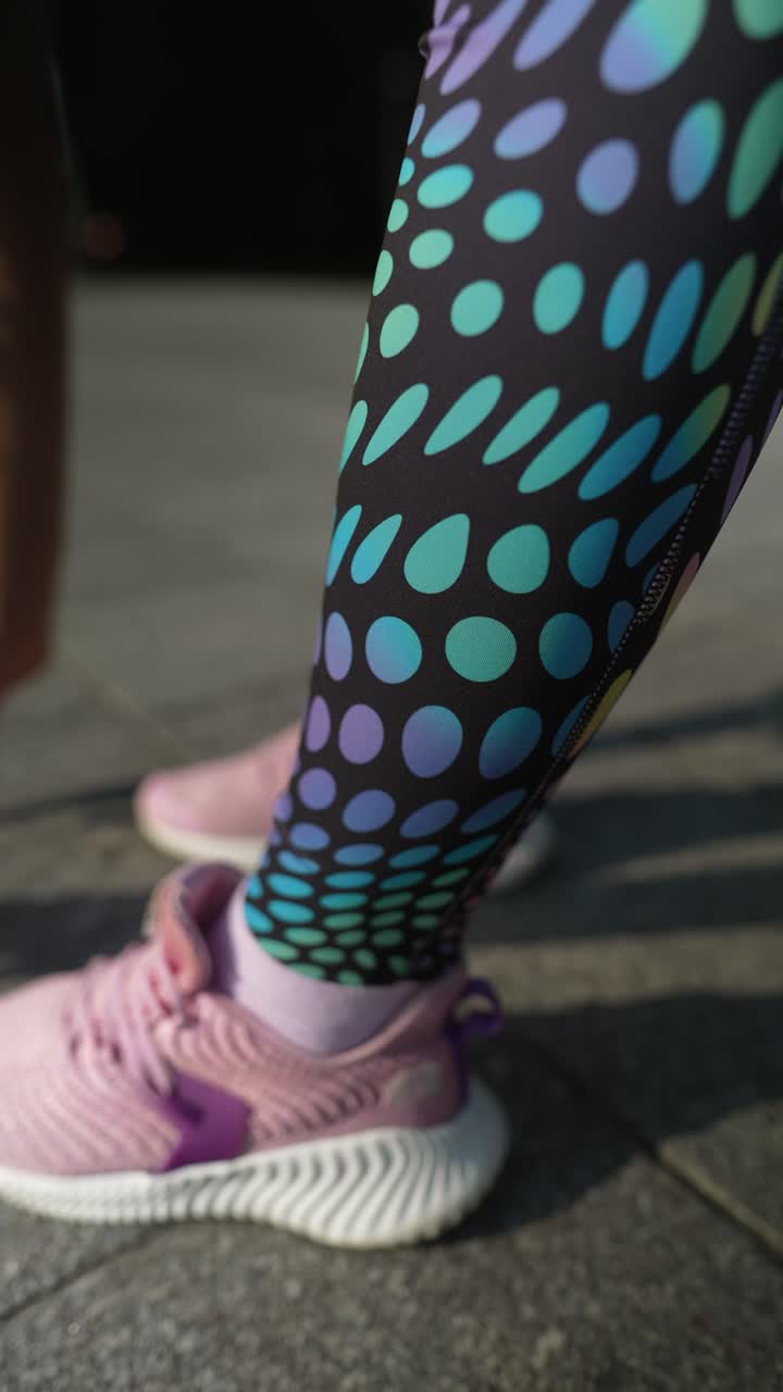 Woman Stretching Outdoors