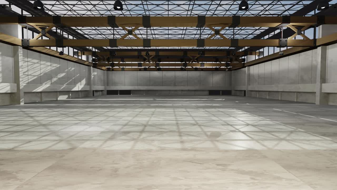 Motion Empty hall exhibition.Backdrop for exhibition stands,booth,product.
Convention hall for conference,online.3D Background for entertainment,concert
,event,sports,live.Animation loop 4k.3D render.