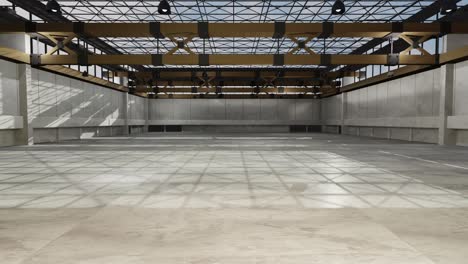 Motion Empty hall exhibition.Backdrop for exhibition stands,booth,product.
Convention hall for conference,online.3D Background for entertainment,concert
,event,sports,live.Animation loop 4k.3D render.