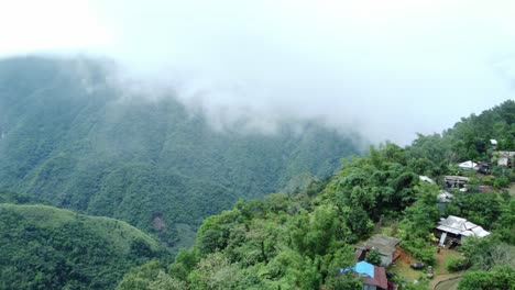 drone video of meghalaya, one of india's most mountainous states