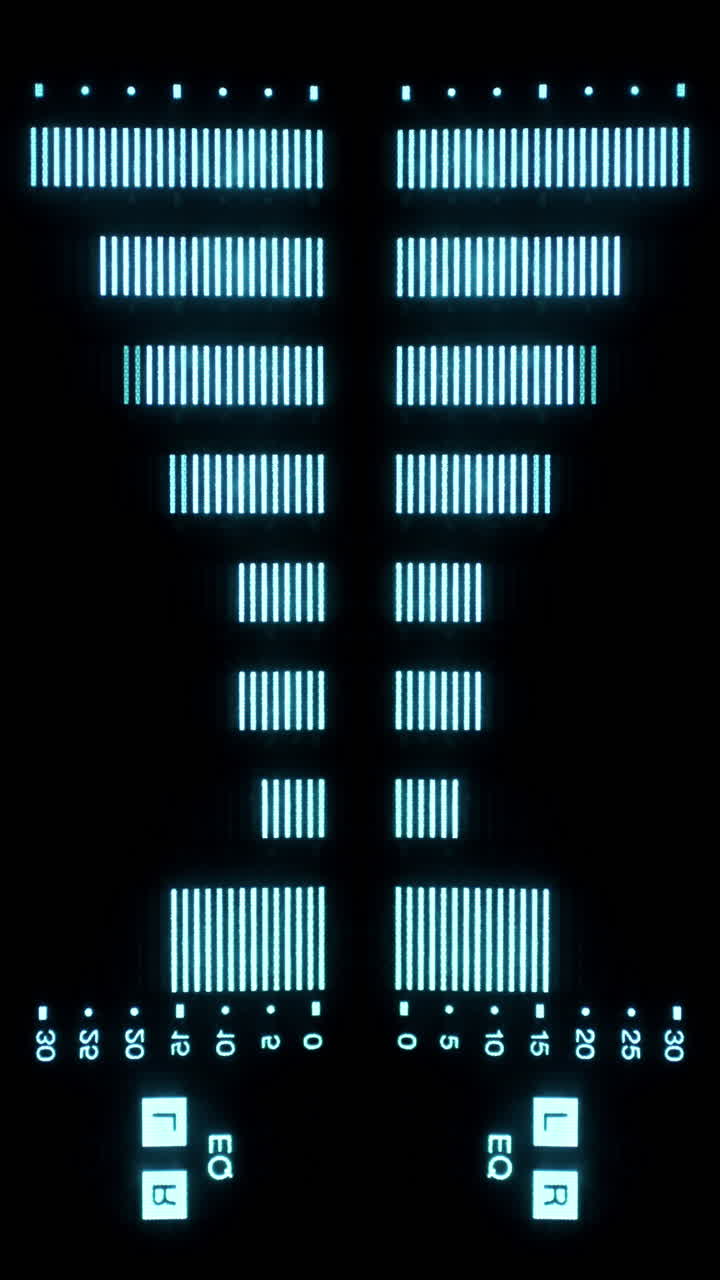 graphic equalisers in vertical format